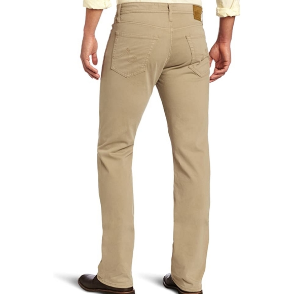 AG Adriano Goldschmied The Protégé Straight-Leg Pants in Cornsilk - Picture 2 of 12